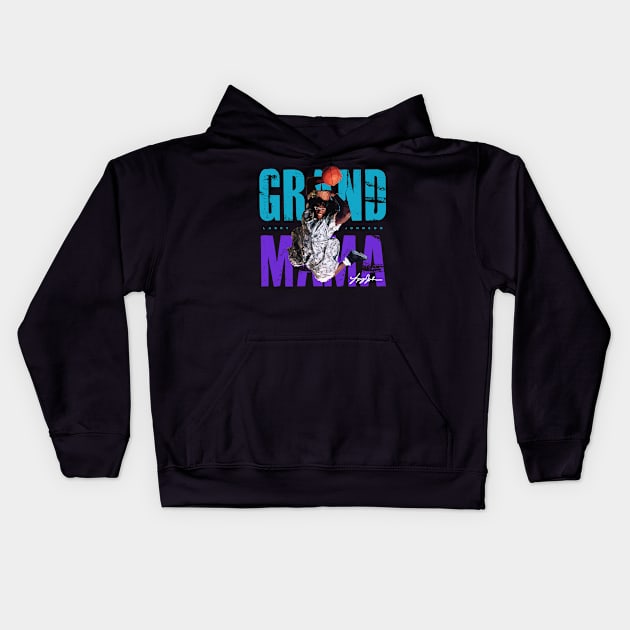 Grandmama Larry Johnson Kids Hoodie by Juantamad